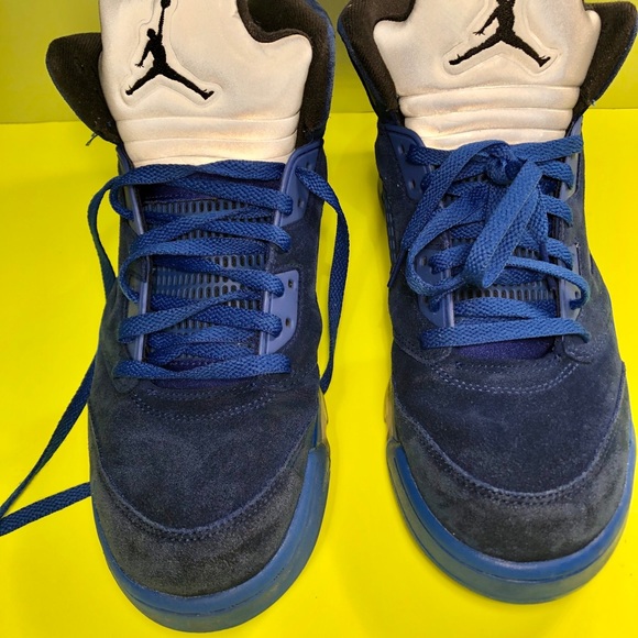 Nike Air Jordan 5V Retro Olympic Obsidian Men 11.5 - Picture 4 of 8